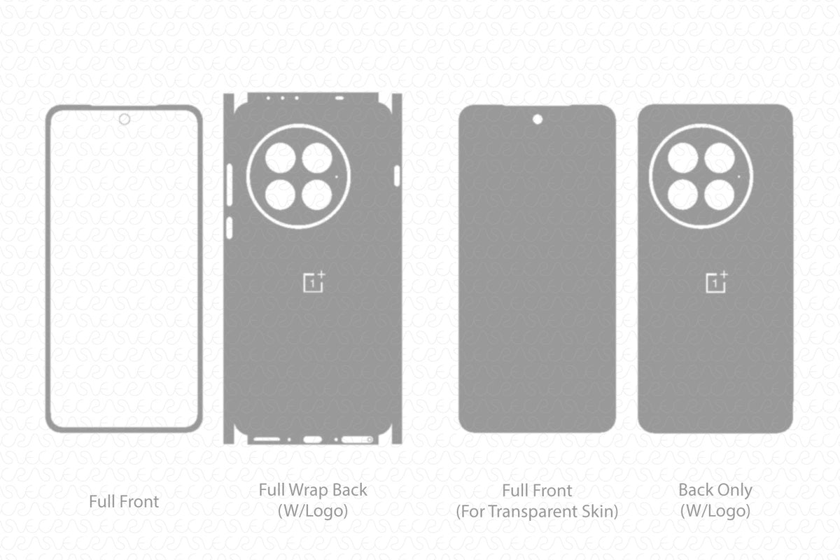 OnePlus 13 Skin CutFile Vector Template Full Wrap SVG — VecRas