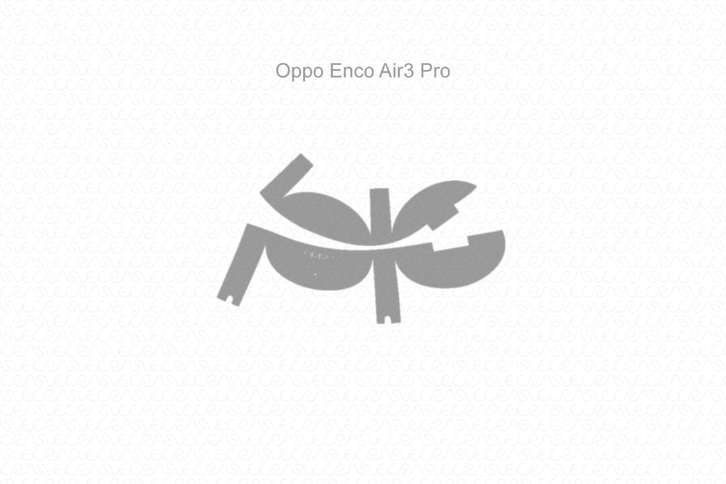 Oppo Enco Air 3 Pro Full Wrap Skin Vector CutFile Template