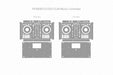 PIONEER DJ DDJ-FLX4 Music Controller 2022 | Skin Template Vector