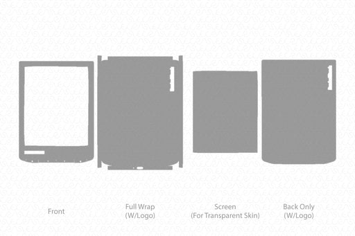 PocketBook Verse Pro Color 6" Skin CutFile Template Vector 2024