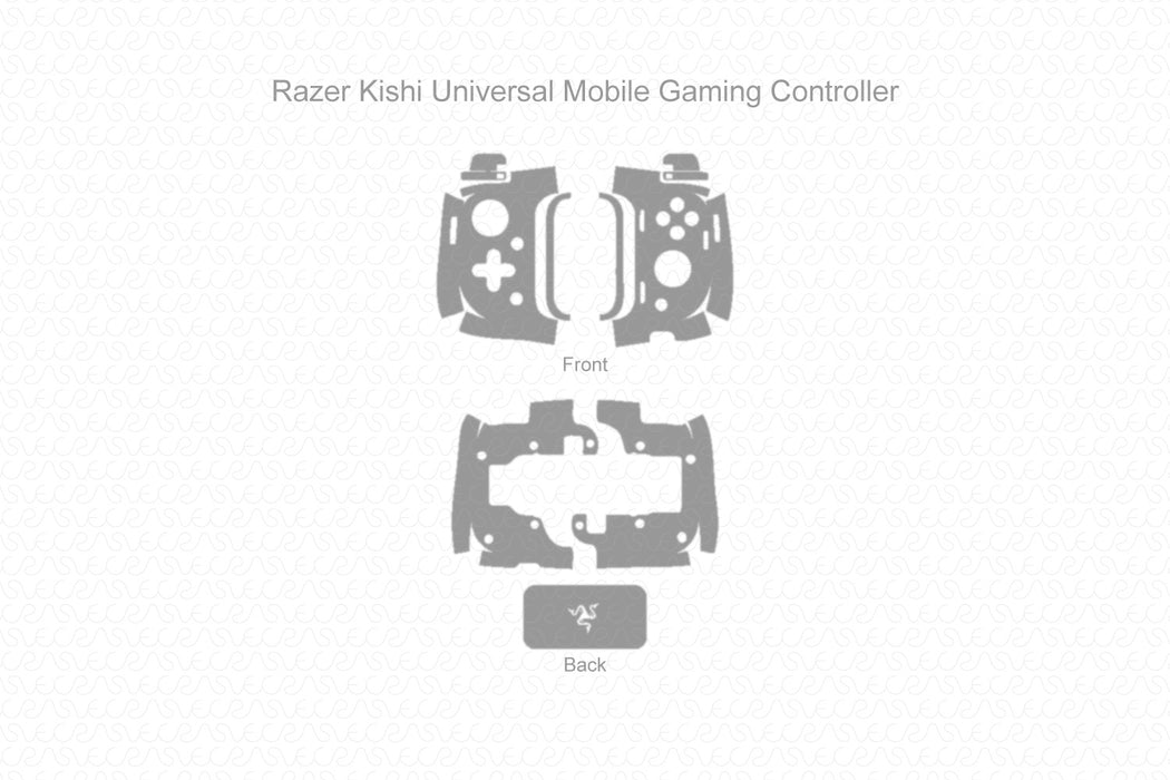 Razer Kishi Gaming Controller Full Wrap Skin Vector CutFile Template
