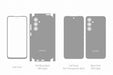 Galaxy S23 FE Full Wrap Skin Vector CutFile Template