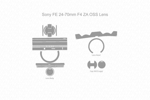  Sony FE 24-70mm F4 Lens Full Wrap Skin CutFile Template 2