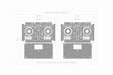 PIONEER DJ DDJ-FLX4 Music Controller 2022 | Skin Template Vector