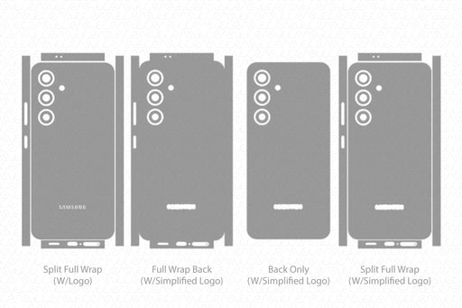 Galaxy S24 Plus 5G Back Glass Skin Vector CutFile Template