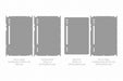 Galaxy Tab S9 Plus Full Wrap Skin Vector CutFile Template
