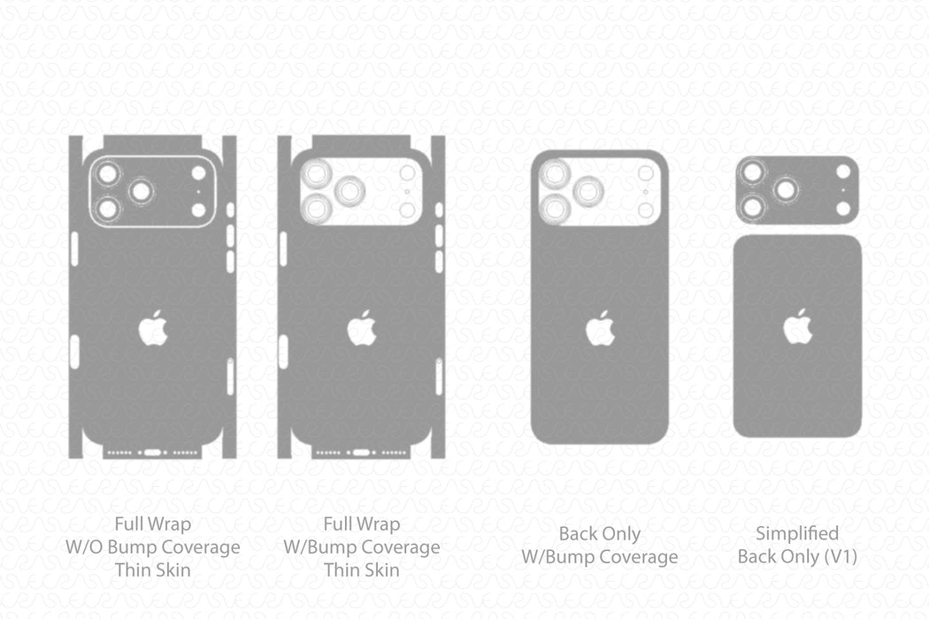 iPhone 18 Pro Max Mobile 2026 | Vinyl Skin Cut File Template