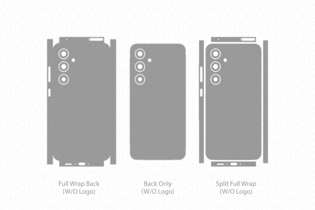 Galaxy A55 5G Full Wrap Skin Vector CutFile Template