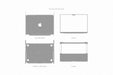 Apple MacBook Pro 14" M5 2025 | Vinyl Skin Cut File Template 