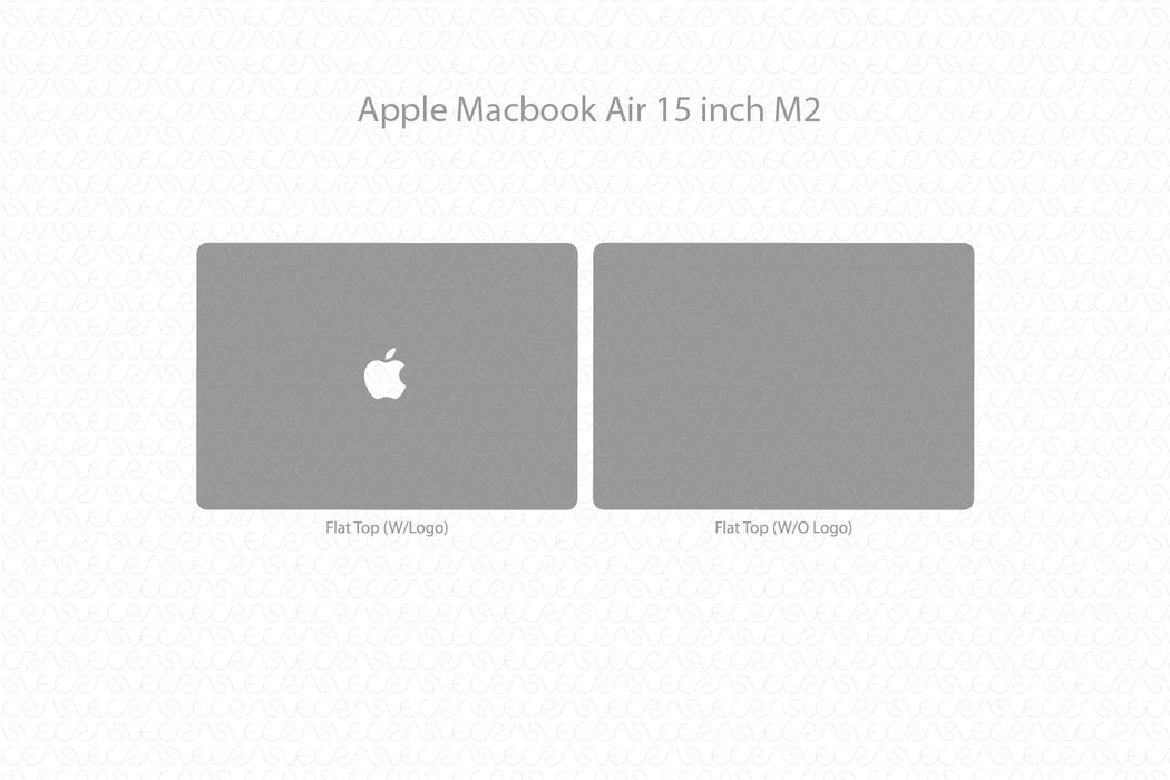 MacBook Air 15 M2 Full Wrap Skin Vector CutFile Template