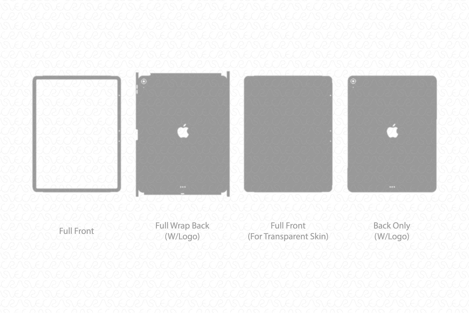 Exclusive iPad Air 13 M2 A2899 Skin CutFile Vector Template Full Wrap ...