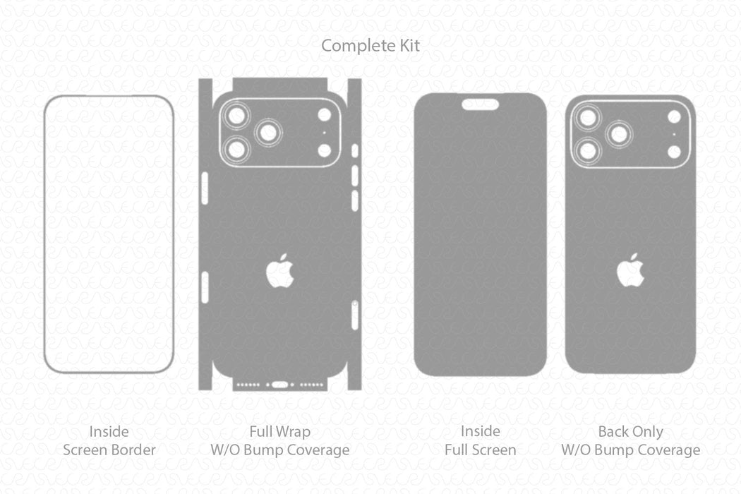 Apple iPhone 17 Pro Max Mobile 2025 Vinyl Skin Cut File Template — VecRas