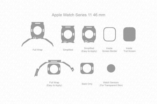 Apple Watch Series 11 46mm 2025 Skin Cutfile