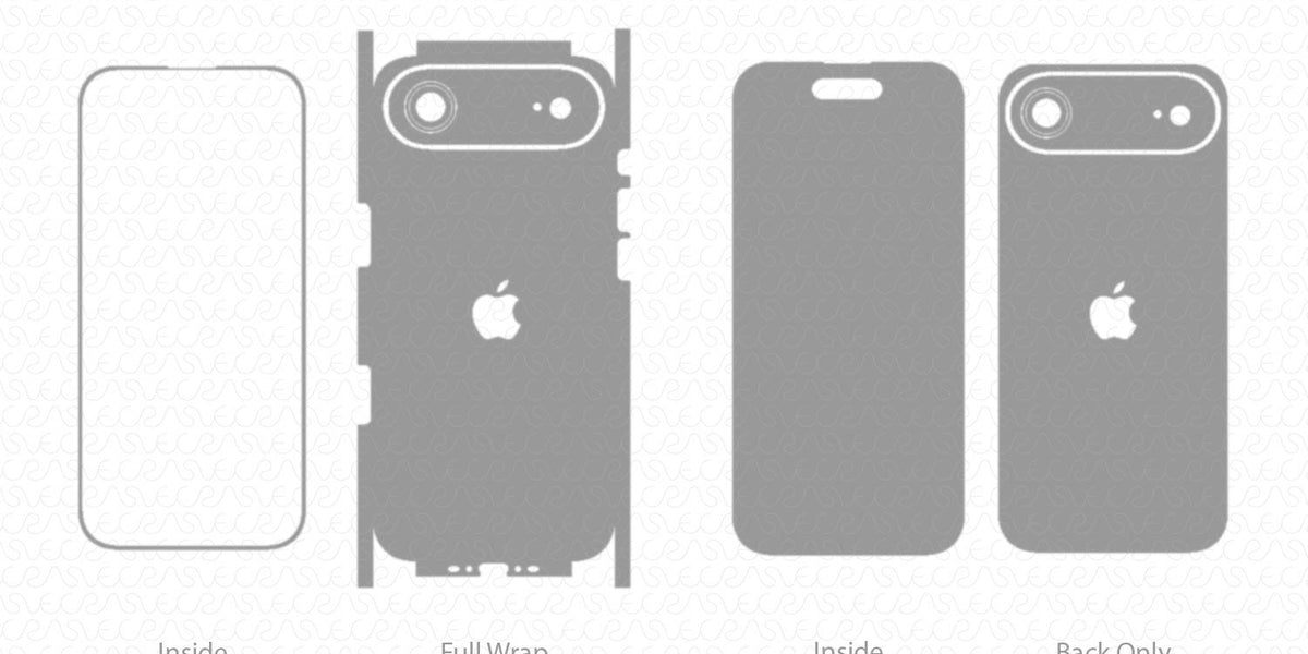 Apple iPhone Air Mobile 2025 | Vinyl Skin Cut File Template — VecRas