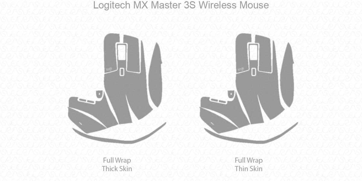 Logitech MX Master 3S Skin CutFile Vector Template Full Wrap SVG — VecRas