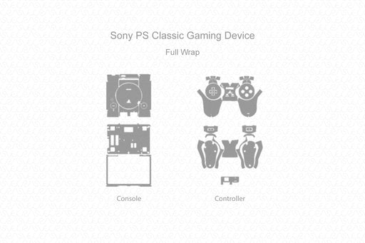 PS Classic Gaming Device 2018 Skin Cutfile