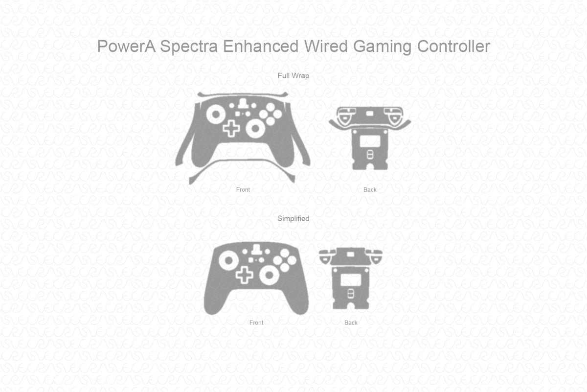 PowerA Spectra Gaming Controller for Nintendo Switch Vinyl Skin Cut ...