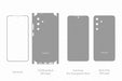 Galaxy S25 Plus Full Wrap Skin CutFile Template 2025