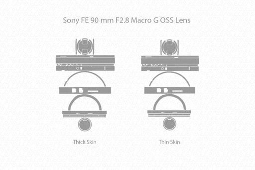 Sony FE 90 mm F2.8 Lens 2015 Skin Cutfile