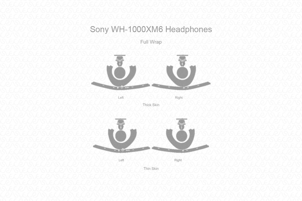 SonyWH-1000XM6 Headphones 2025 Skin Cutfile