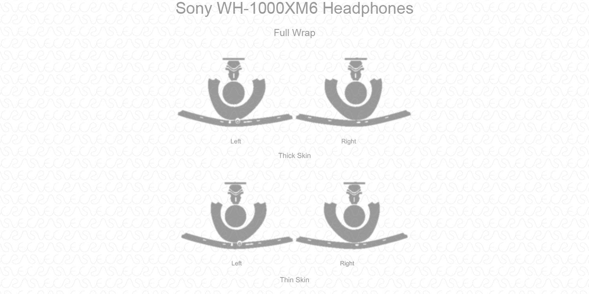 Sony WH-1000XM6 Headphones | Vinyl Skin Cut File Template — VecRas