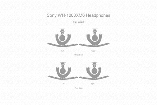 SonyWH-1000XM6 Headphones 2025 Skin Cutfile