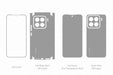 Xiaomi 15 Skin Full Wrap Template Vector 2025
