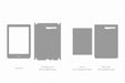 Kobo Nia eReader Full Wrap Skin Vector CutFile Template