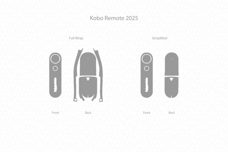 Kobo Remote 2025 | Skin Template Vector