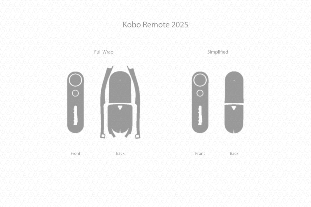 Kobo Remote 2025 | Skin Template Vector