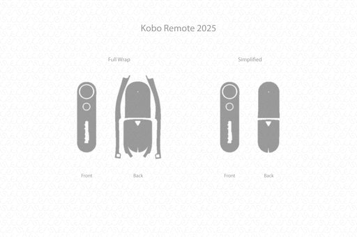 Kobo Remote 2025 | Skin Template Vector