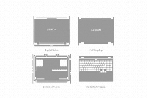 Lenovo Legion 5 Gen 10 2025 | Vinyl Skin Cut File Template 