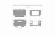 Nintendo 3DS Handheld Gaming Console 2011 | Vinyl Skin Cut File Template Full Wrap