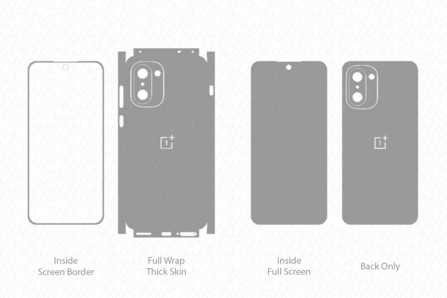 Vinyl Ready Vector Cut File Templates for Phone Skins in Ai, PLT, EPS ...