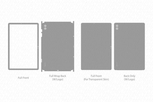 Galaxy Tab S9 FE+ Full Wrap Skin Vector CutFile Template