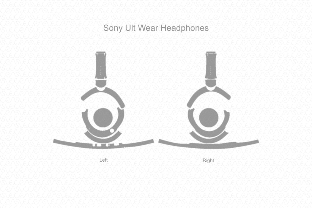 Sony Ult Wear Full Wrap Headphones Skin CutFile Template