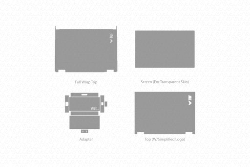 ASUS TUF A16 Laptop 2025 | Vinyl Skin Cut File Template Full Wrap