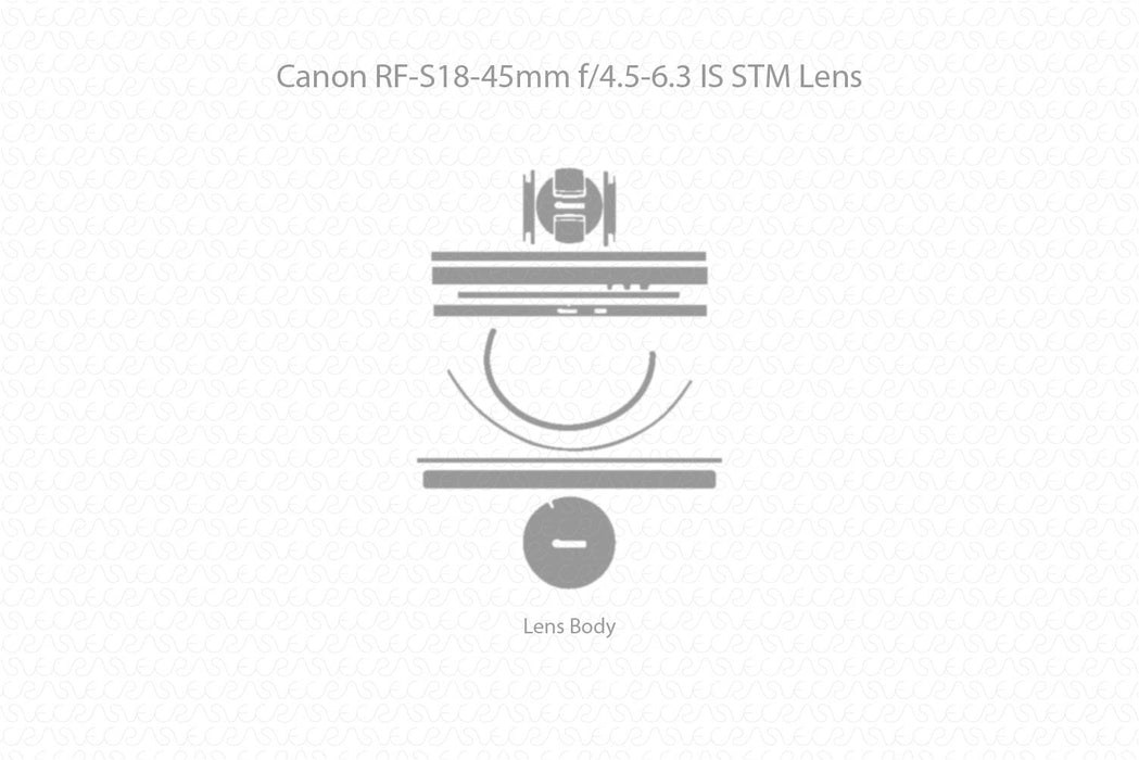 Canon EOS R50 Camera Full Wrap Skin Vector CutFile Template