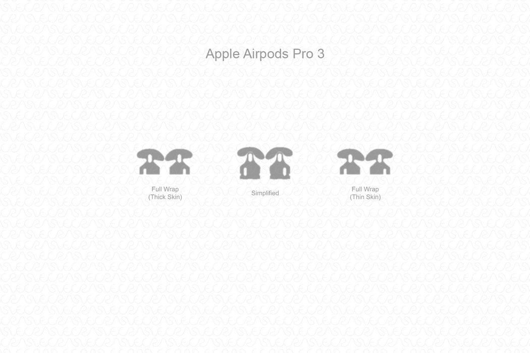 Apple AirPods Pro 3 2025 Skin Cutfile