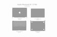 Apple MacBook Air 13 inch M4 Skin Template Vector 2025