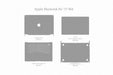 Apple MacBook Air 15-inch M4 Skin Template Vector 2025