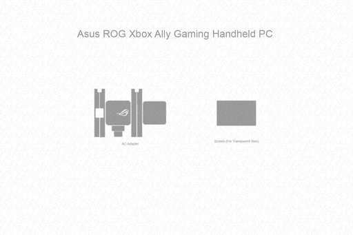 Asus ROG Xbox Ally Gaming Handheld PC 2025 | Vinyl Skin Cut File Template