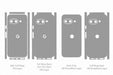 google pixel 9a skin cutfile template simplified