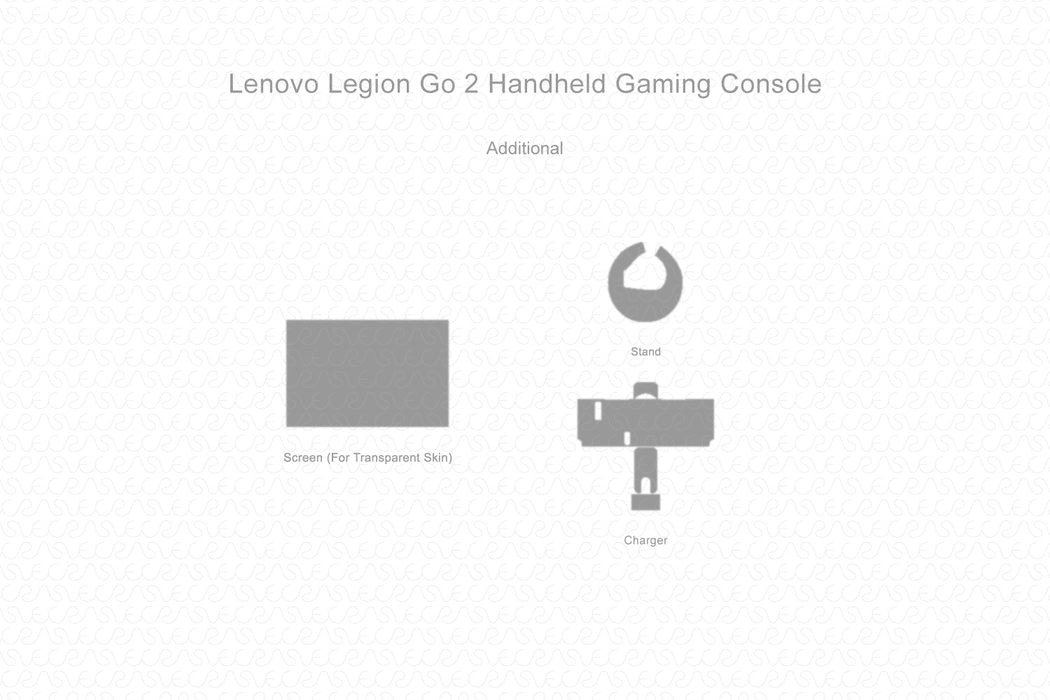 Lenovo Legion Go 2 Handheld Gaming Console 2025 | Vinyl Skin Cut File Template
