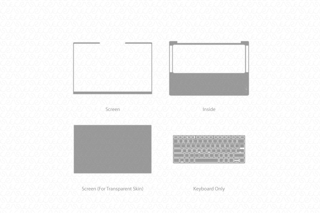 Lenovo Yoga Slim 7 Aura 11 Gen Laptop 2026 | Vinyl Skin Cut File Template