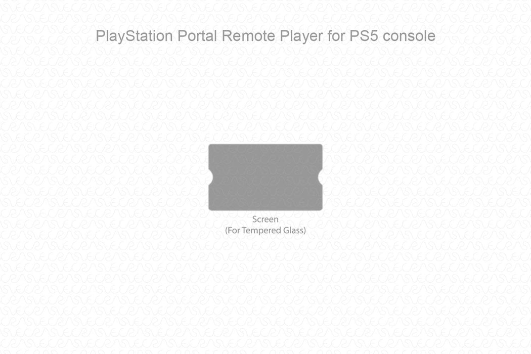 PlayStation Portal Remote Player Full Wrap Skin Vector CutFile Template