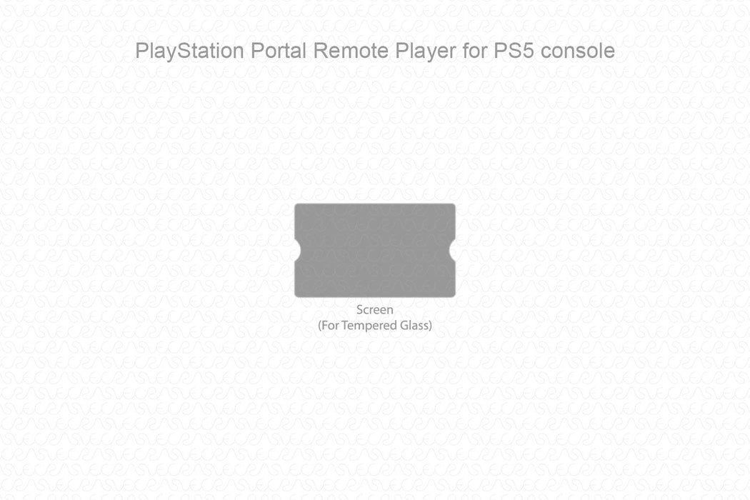 Sony PS Portal Remote Player Skin CutFile Vector Template Full Wrap SVG ...