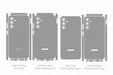Galaxy A15 Full Wrap Skin Vector CutFile Template