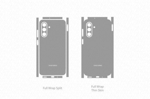 Galaxy A17 5G 2025 | Vinyl Skin Cut File Template Split Full Wrap 