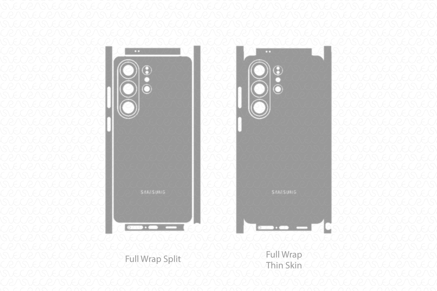 Vinyl Ready Vector Cut File Templates for Phone Skins in Ai, PLT, EPS ...